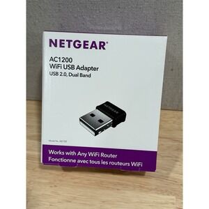 Netgear A6150-100PES AC1200 Wifi USB 2.0 Dual‎ Band Adapter A6150